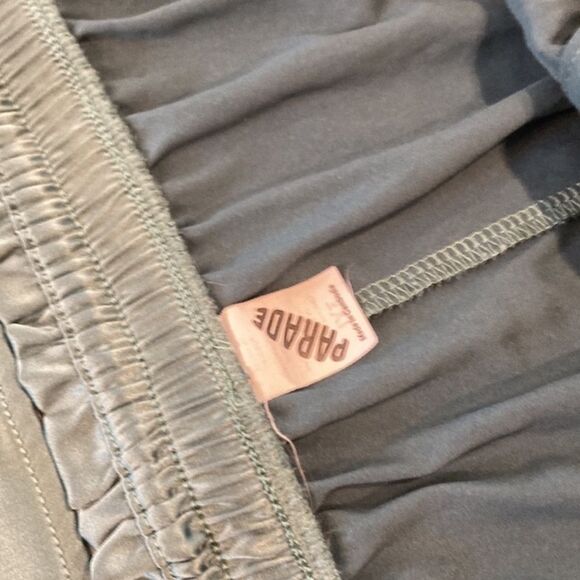 Parade Luxe Satin Lightweight Smooth Teal Blue Pajama Cami Short Set Size 3X - Picture 7 of 8